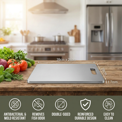 Titan Pro – Premium German Stainless Steel Cutting Board