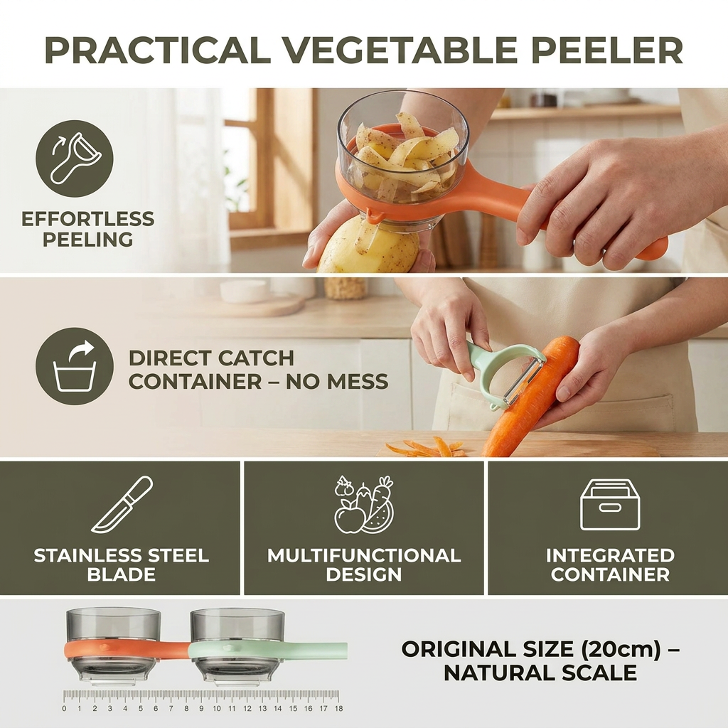 Practical Vegetable Peeler