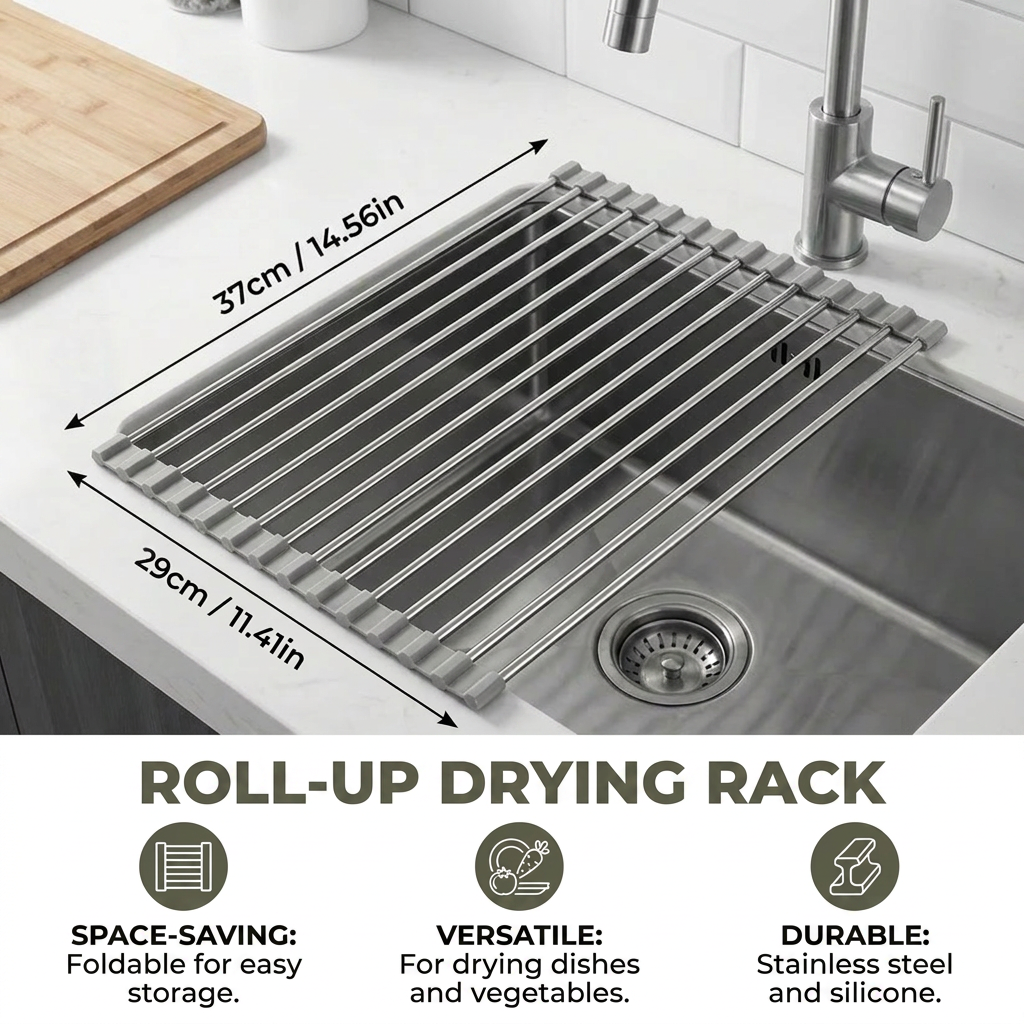 Roll-Up Drying Rack