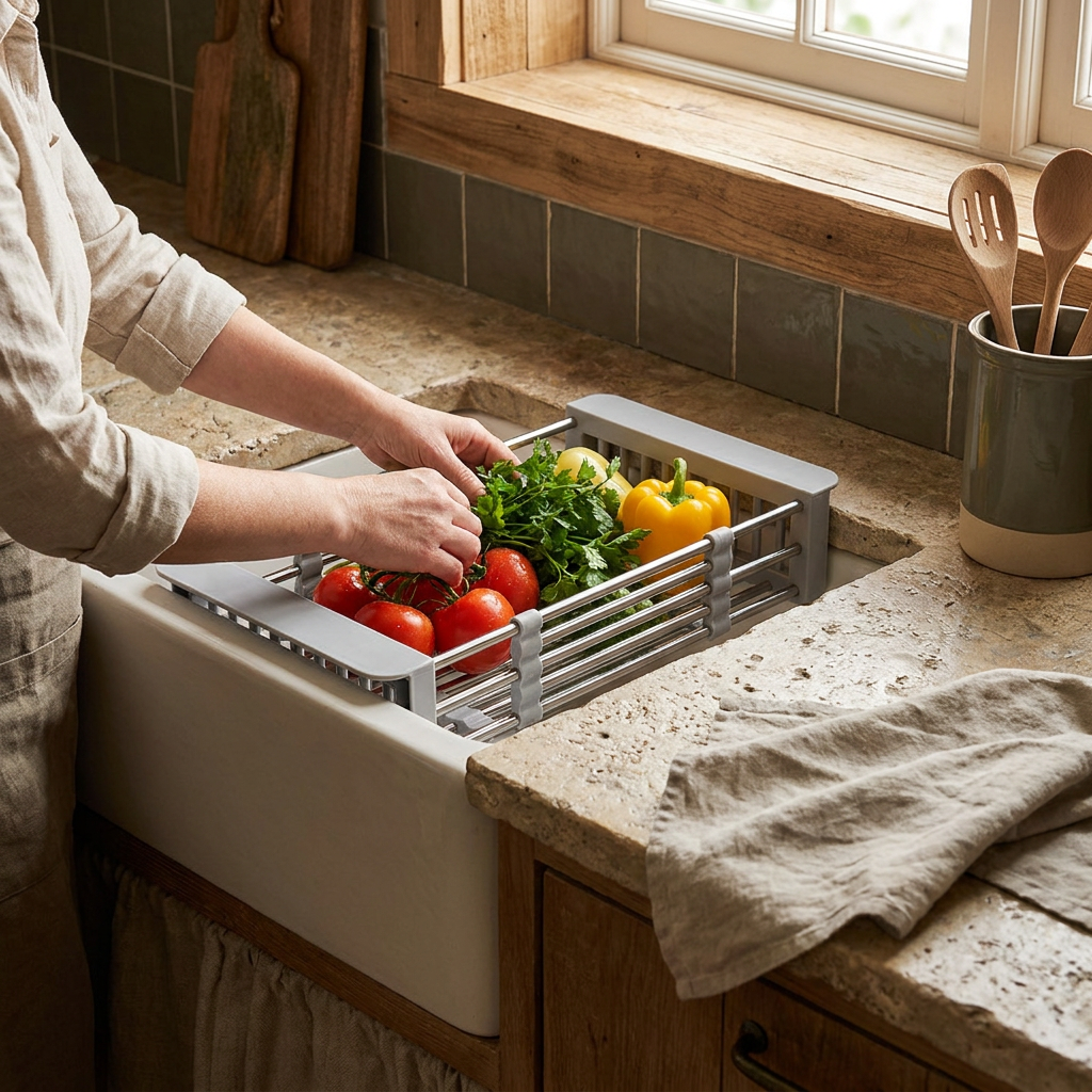 Adjustable Sink Drying Rack