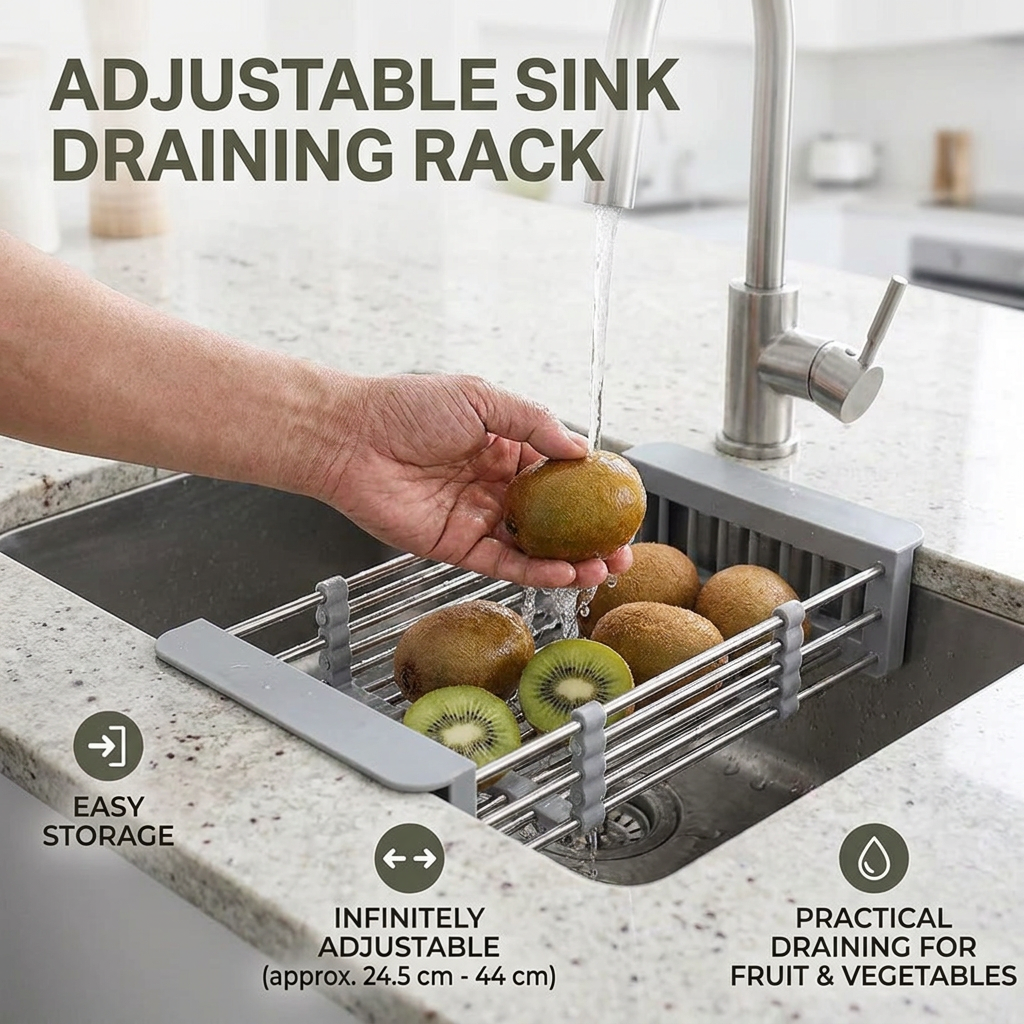 Adjustable Sink Drying Rack