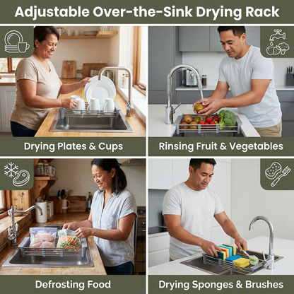 Adjustable Sink Drying Rack