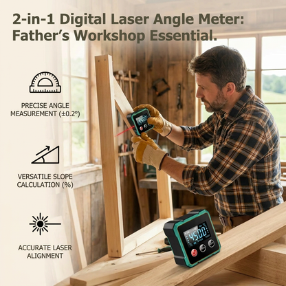 2-in-1 Digital Laser Angle Meter