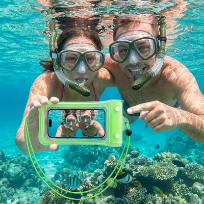 Waterproof Phone Pouch – Clear Touchscreen Case with Lanyard for Beach & Swimming