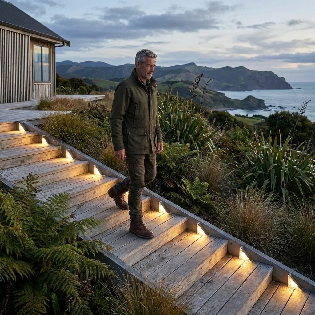 Solar LED Step Lights – IP67 Waterproof Stair & Pathway Lighting