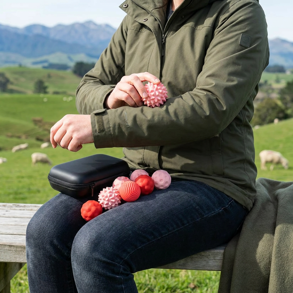 Magnetic Silicone Balls – Sensory Fidget Toy for Stress Relief and Relaxation
