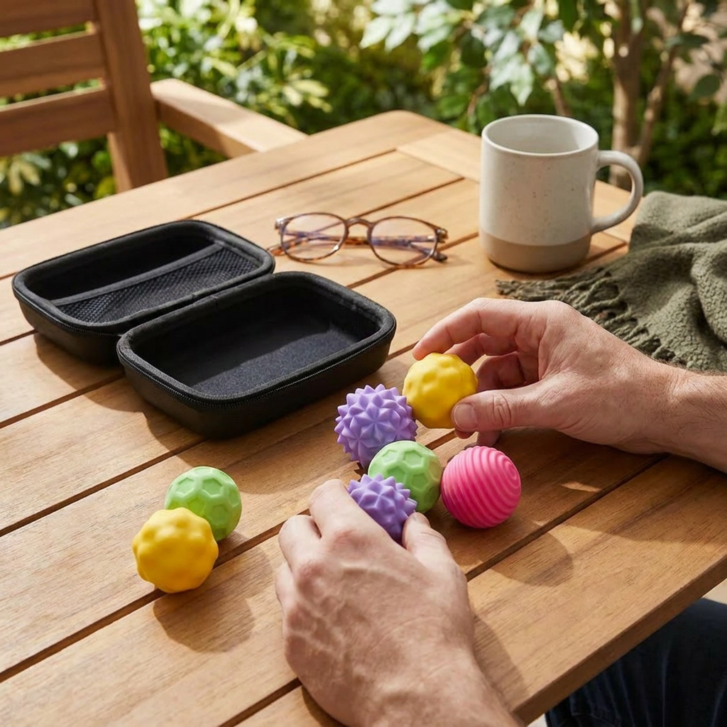 Magnetic Silicone Balls – Sensory Fidget Toy for Stress Relief and Relaxation