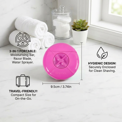 Multifunctional Women’s Razor – Portable 3-in-1 Full-Body Shaver for On-the-Go