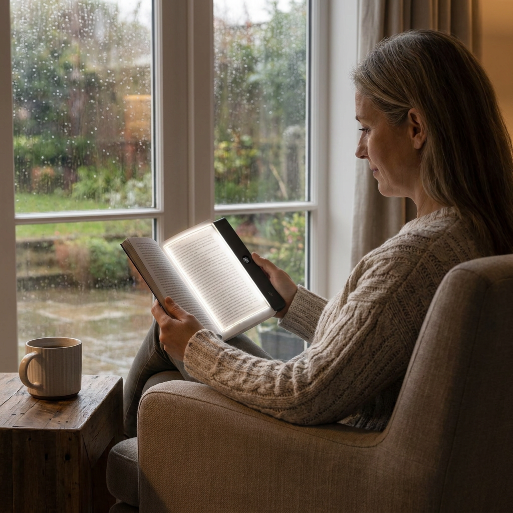 Rechargeable LED Reading Lamp – Portable Book and Night Light for Relaxing and Stress-Free Moments
