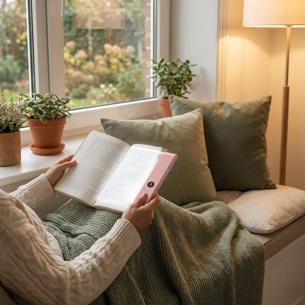 Rechargeable LED Reading Lamp – Portable Book and Night Light for Relaxing and Stress-Free Moments