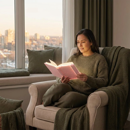 Rechargeable LED Reading Lamp – Portable Book and Night Light for Relaxing and Stress-Free Moments