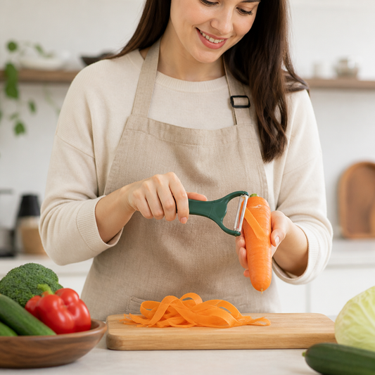 Stainless Steel Wide Vegetable Peeler & Slicer