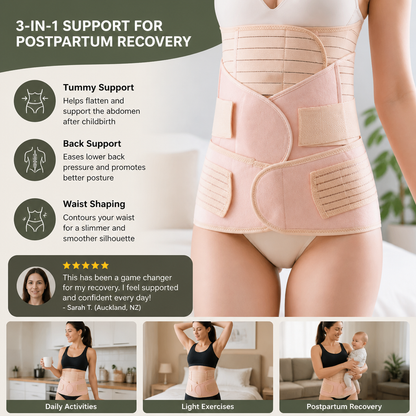 3-in-1 Postpartum Belly Support & Recovery Wrap