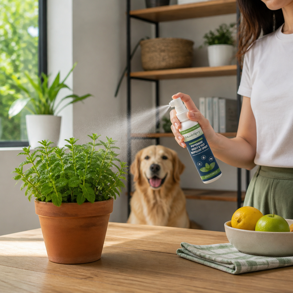 Peppermint Oil Insect & Pest Repellent Spray – For Home & Garden