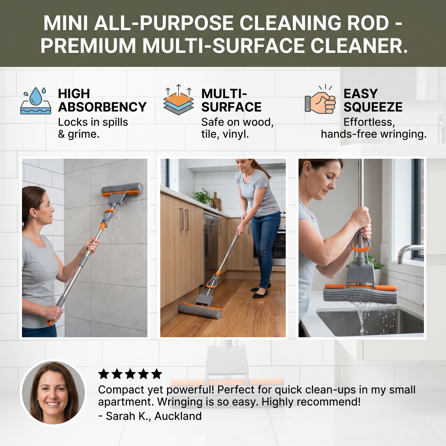 Mini All - Purpose Cleaning Rod