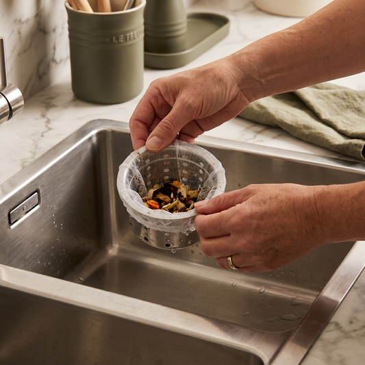 Disposable Sink Strainer Nets – Anti-Clog Mesh for Sink & Drain (2-Pack)
