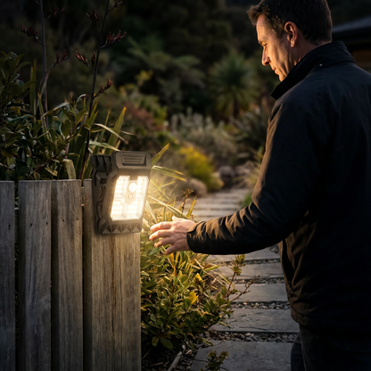 Practical Clip-On Solar Lamp with Motion Sensor
