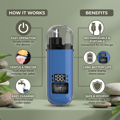 Practical Nose Hair Trimmer for On-the-Go Use