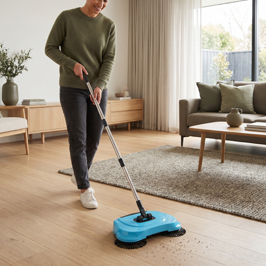 2-in-1 Vacuum Broom Without Electricity