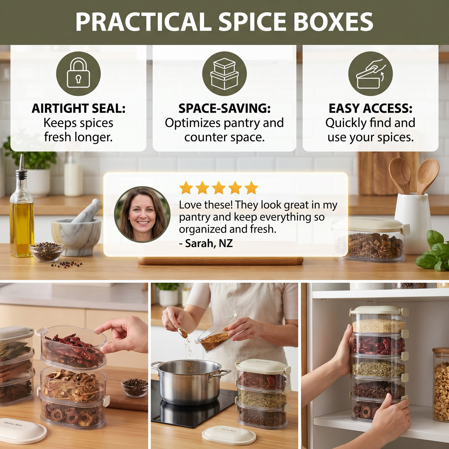 Practical Spice Boxes