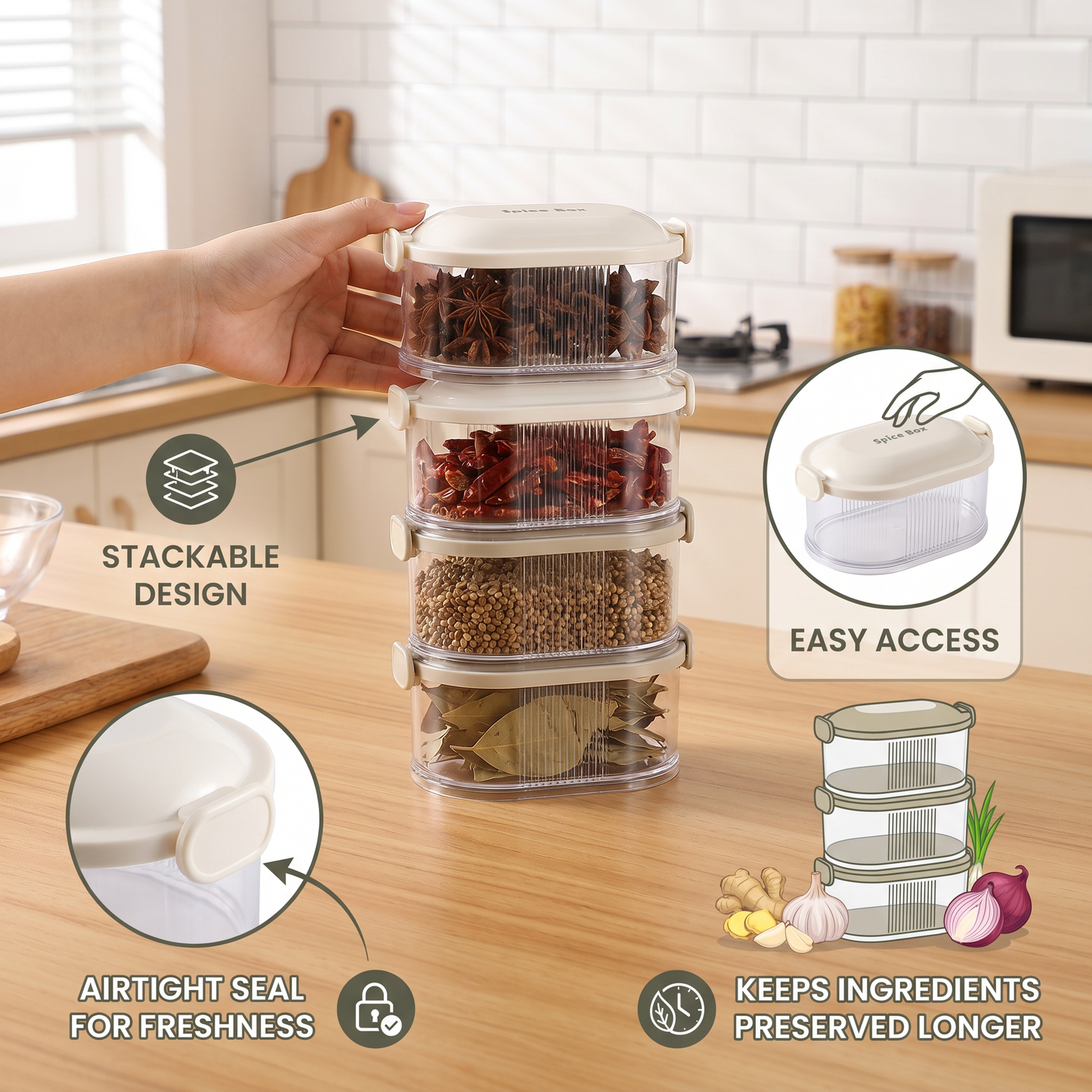 Practical Spice Boxes
