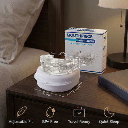 Adjustable Anti-Snoring Mouthpiece | Enjoy Quiet & Restful Sleep