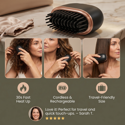 Smooth & Go Styler – The Wireless Hair Straightener for On-the-Go