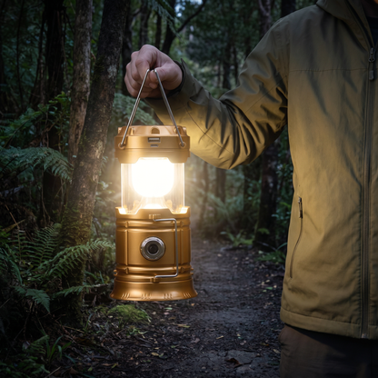 Rechargeable Solar Lantern with USB – Portable LED Light for Outdoor and Emergencies