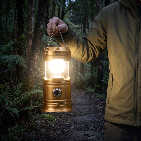 Rechargeable Solar Lantern with USB – Portable LED Light for Outdoor and Emergencies