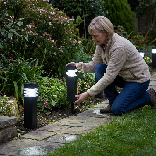 Solar LED Ground Lights – Waterproof Garden Lights for Pathway, Lawn & Patio