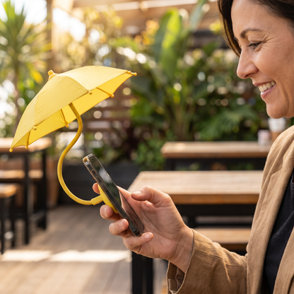 Magnetic Mini Phone Sunshade – Extendable Holder for Flexible Sun Protection on the Go