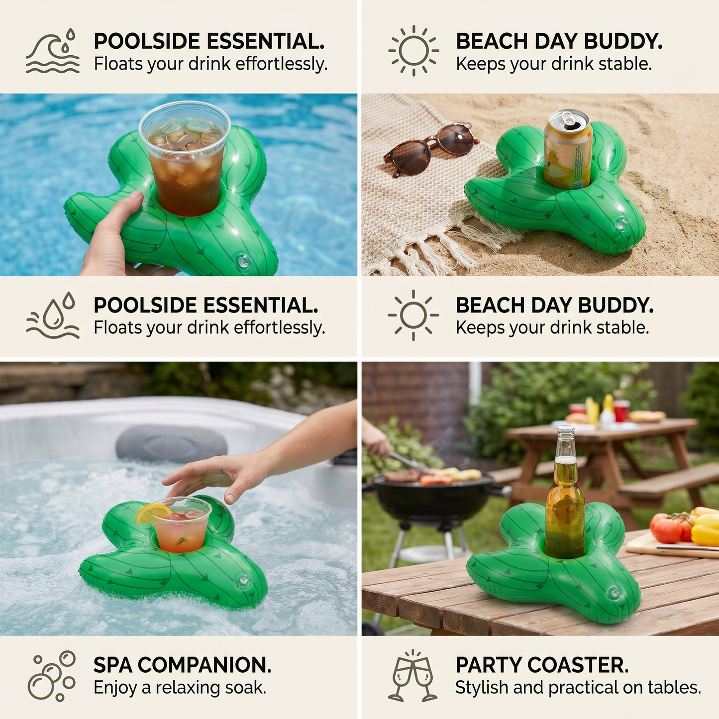 Floating Drink Holders – Practical Coasters for Pool & Beach