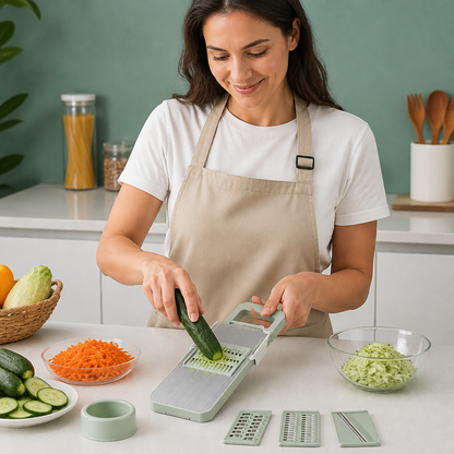 6-in-1 Multifunctional Vegetable Slicer & Grater