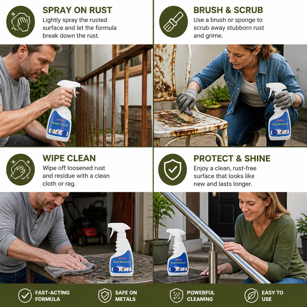 Heavy-Duty Rust Remover – Metal Cleaner & Degreaser