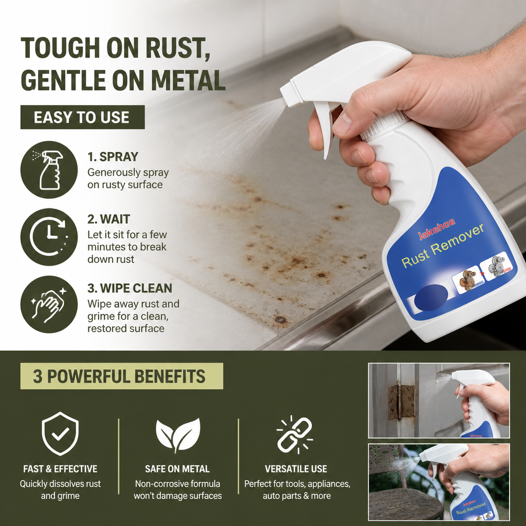Heavy-Duty Rust Remover – Metal Cleaner & Degreaser