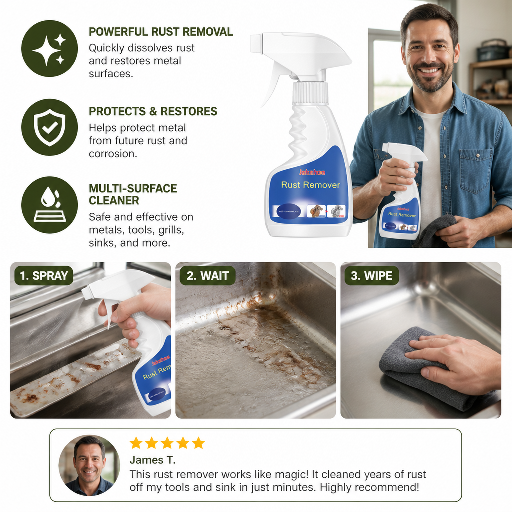 Heavy-Duty Rust Remover – Metal Cleaner & Degreaser