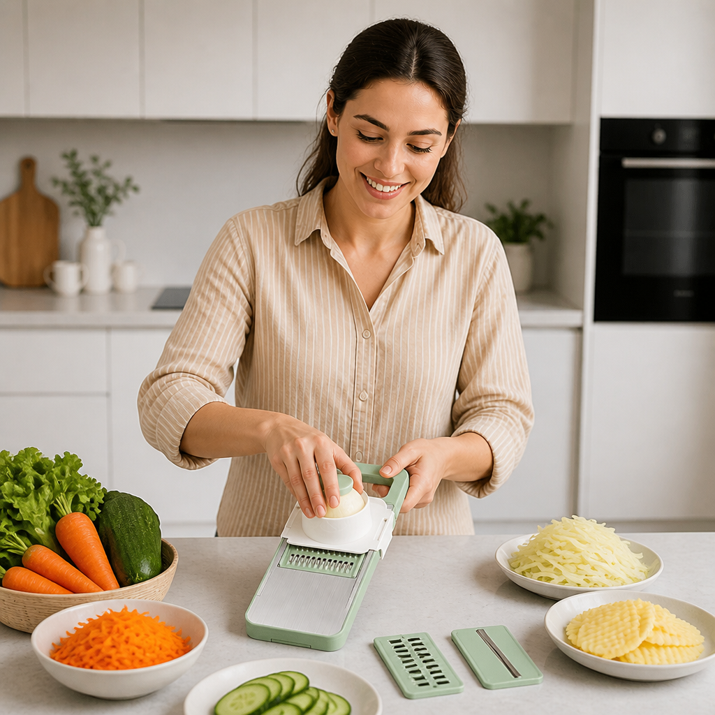 6-in-1 Multifunctional Vegetable Slicer & Grater
