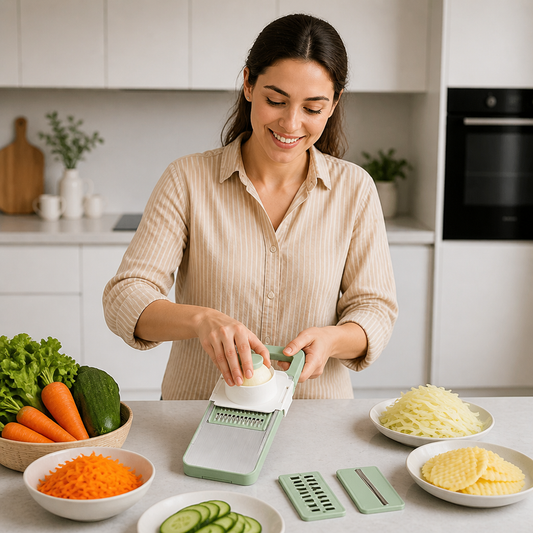 6-in-1 Multifunctional Vegetable Slicer & Grater