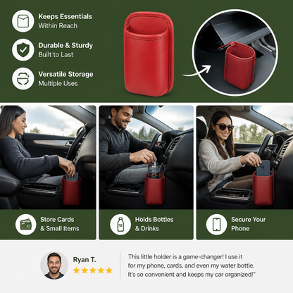 Universal Car Cup Holder & Multi-Purpose Storage Organizer for Bottles and Accessories