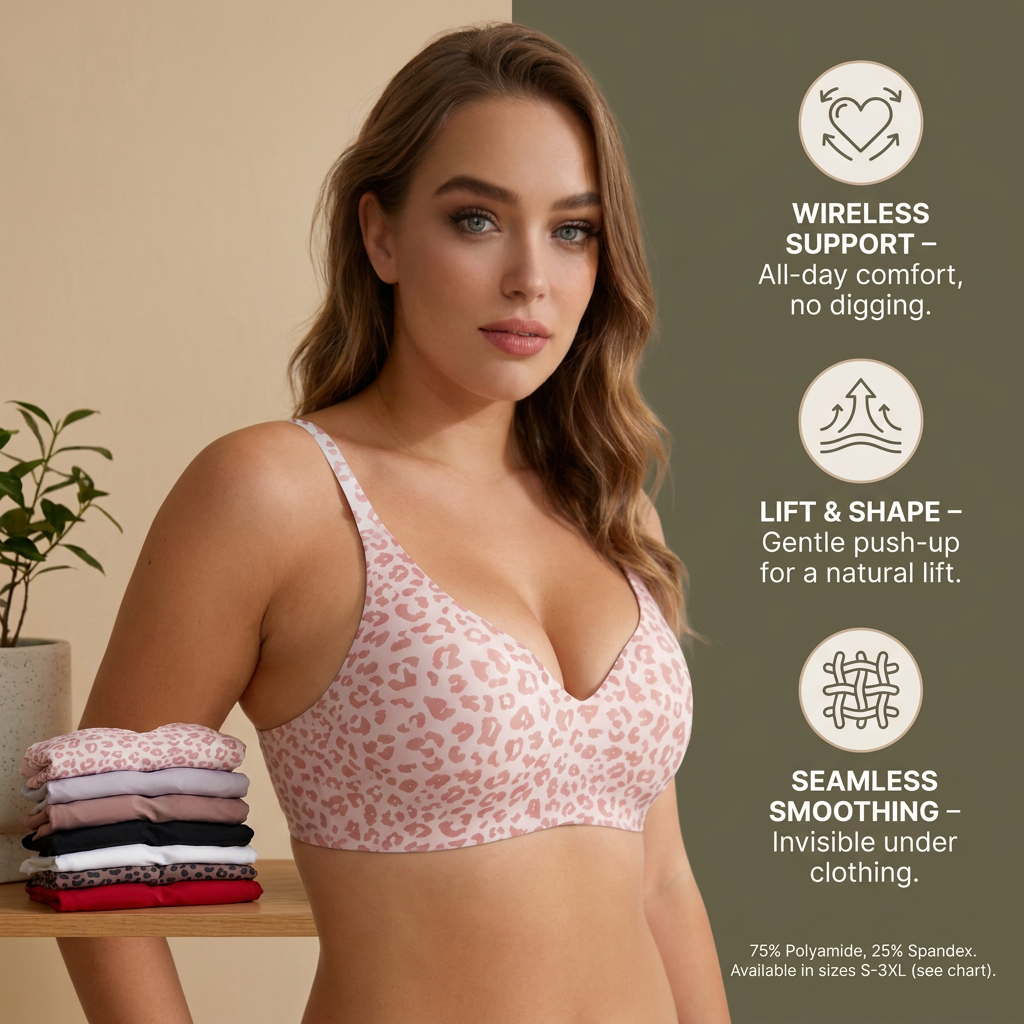 Push-Up Comfort Bra – Supportive, Shaping & Comfortable for Everyday Wear