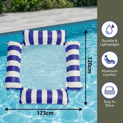Inflatable Pool Lounger – Floating Relax Chair for Maximum Comfort in the Water