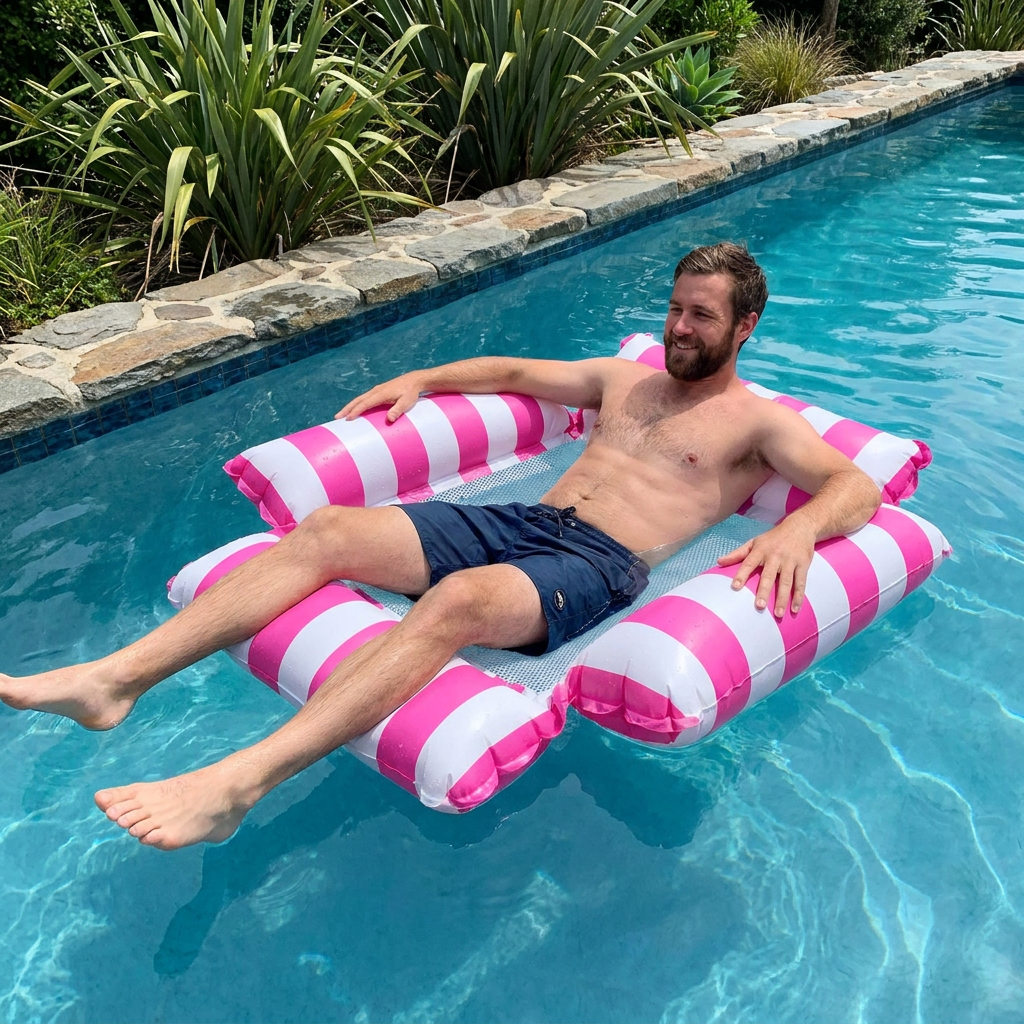 Inflatable Pool Lounger – Floating Relax Chair for Maximum Comfort in the Water