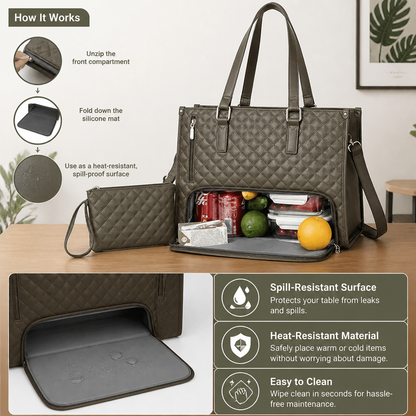 All-in-One Women’s Handbag with Integrated Cooler
