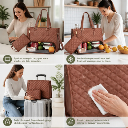 All-in-One Women’s Handbag with Integrated Cooler