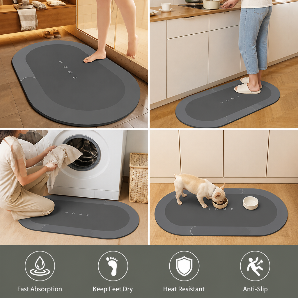 Quick-Drying Bathroom Mat