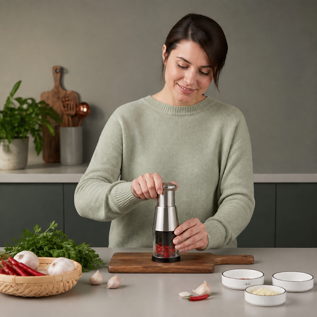 Multifunctional Chopper – Manual Kitchen Tool for Versatile Applications