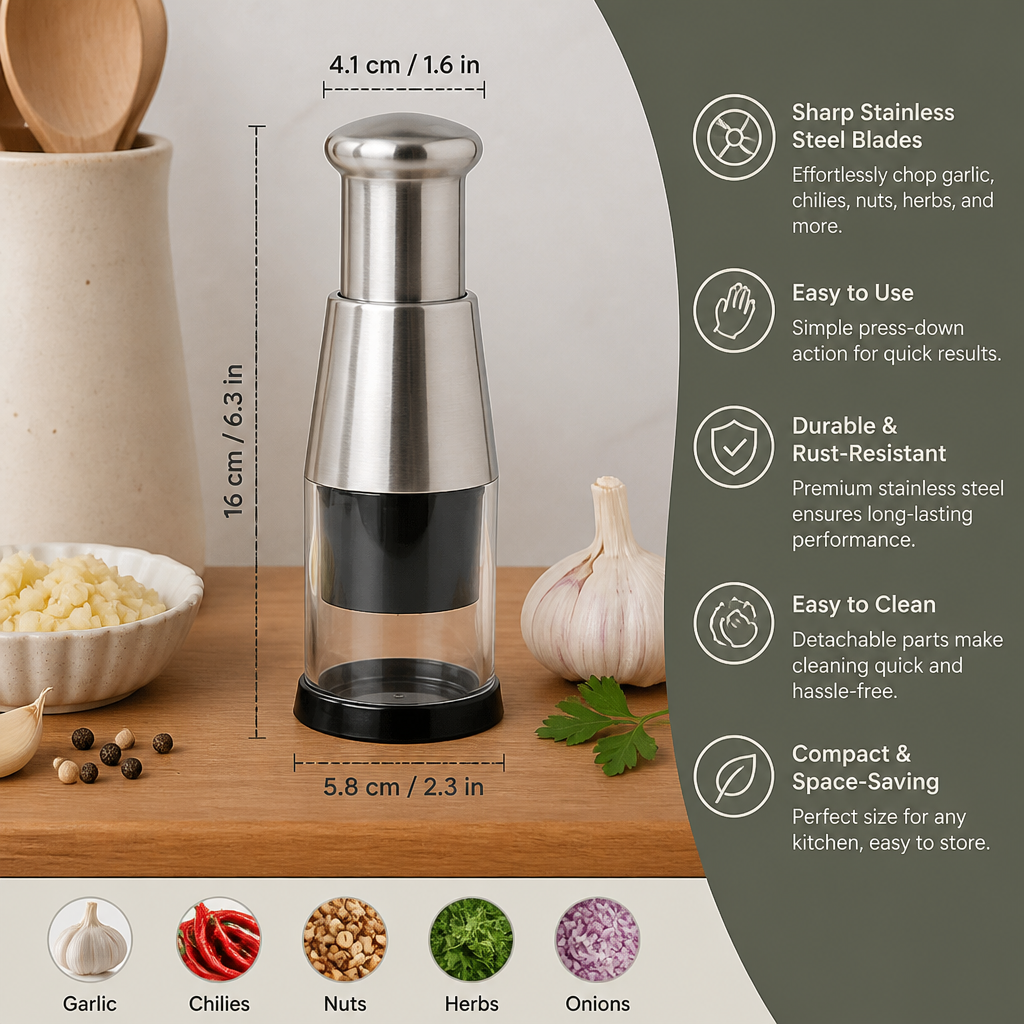 Multifunctional Chopper – Manual Kitchen Tool for Versatile Applications