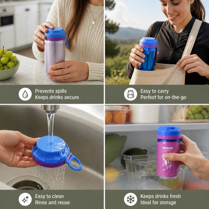 Magnetic Can Lids – Reusable Spill-Proof Covers for All Cans