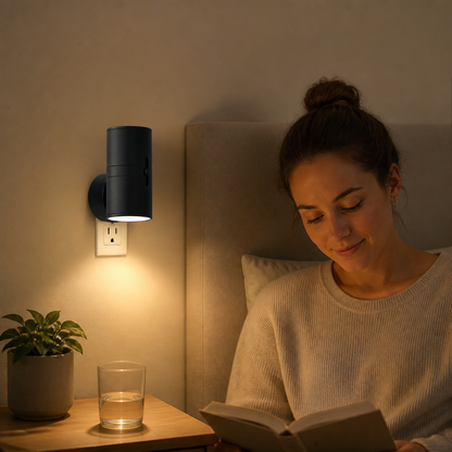 LED Plug-in Night Light – Dimmable with Light Sensor for a Cozy Home