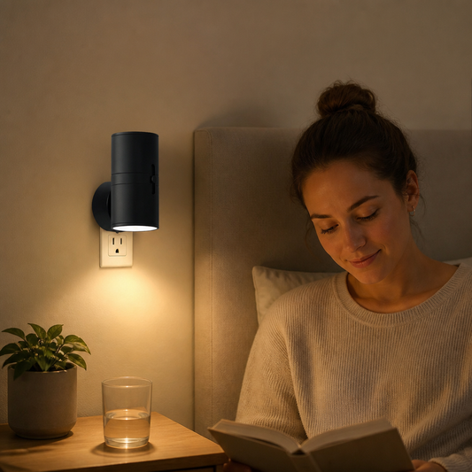 LED Plug-in Night Light – Dimmable with Light Sensor for a Cozy Home
